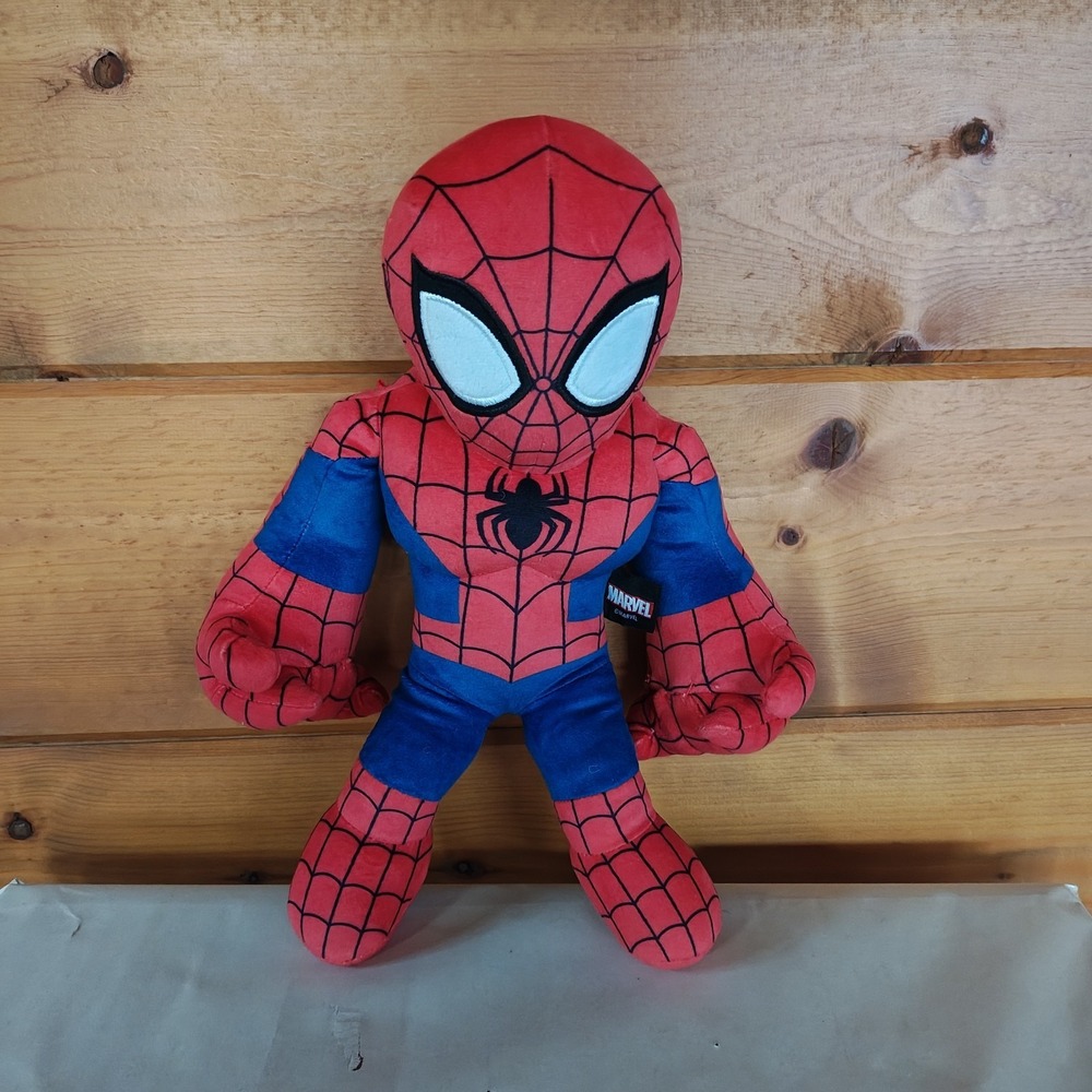 Mattel Spider-Man Bash N Brawl 12" plush W/ talking [Works as‎ of 05/26] E3